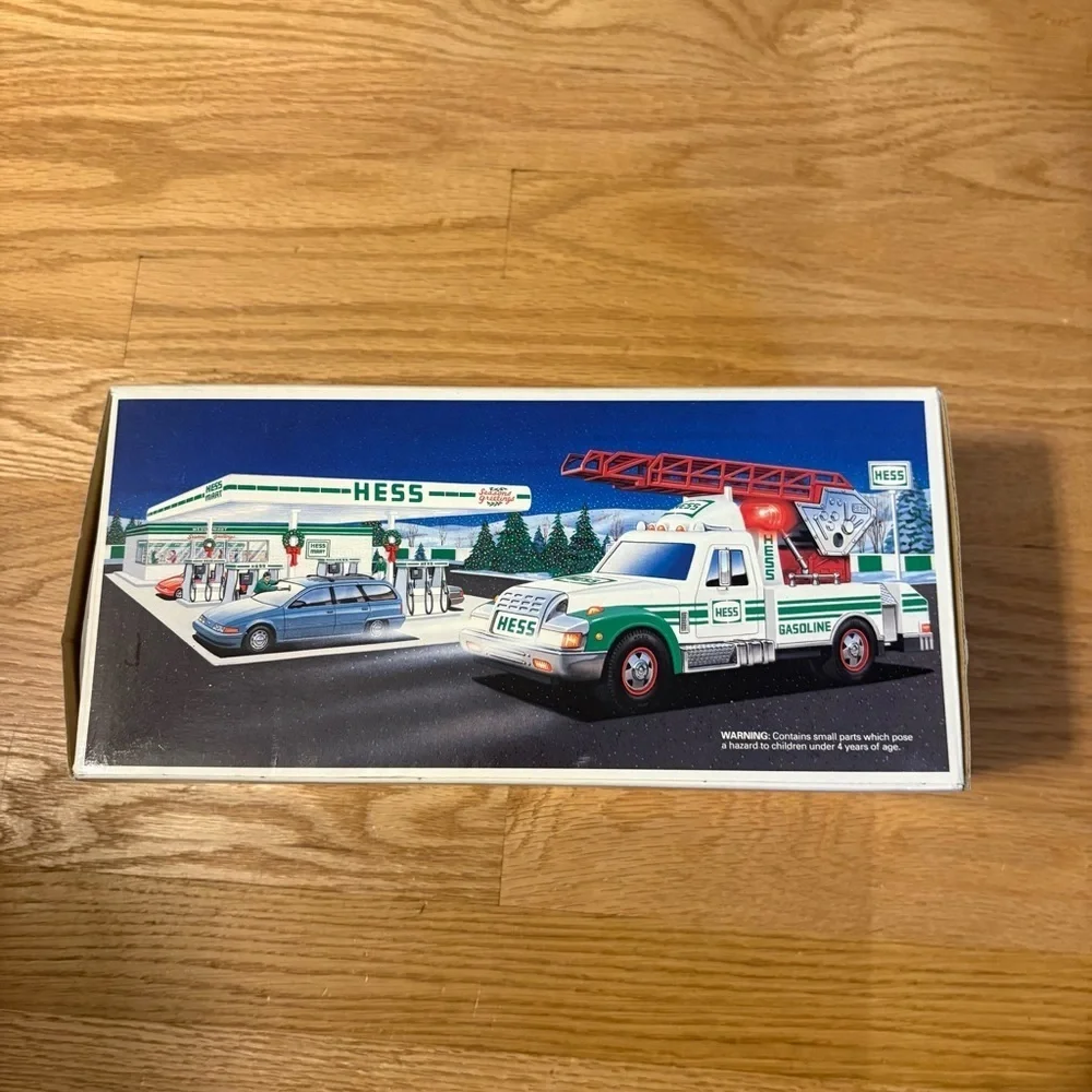 Hess 1994 Rescue Truck Toy Fire Truck with Ladder New Toy Collectible